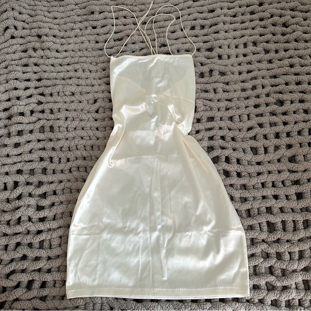 strappy mini dress